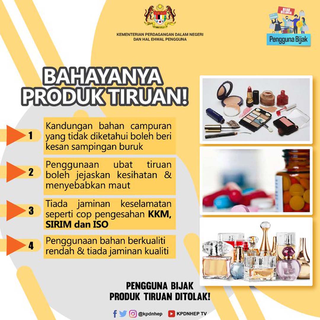 Elak Produk Tiruan: Tanda-Tanda Produk Tak Ori